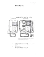 Предварительный просмотр 3 страницы Aastra Dialog 4220 Lite User Manual