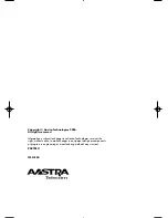 Preview for 32 page of Aastra Featurephone M6310 User Manual