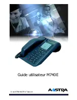 Aastra M740E Manual Utilisateur preview