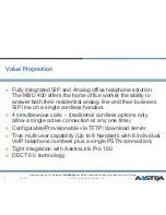 Preview for 5 page of Aastra MBU 400 Manual