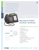 Предварительный просмотр 1 страницы Aastra Meridian 6320 Specifications