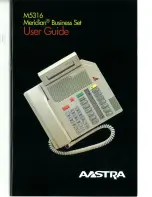 Aastra MERIDIAN M5316 User Manual preview