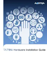 Preview for 1 page of Aastra TA710i Hardware Installation Manual