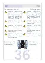 Preview for 36 page of AAT c-max U2 Translation Of The Original User Manual