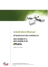 Preview for 1 page of AAT KaDe KDH-KZ2000-IP-M Installation Manual