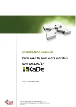 AAT KaDe KDH-ZAS12/6/17 Installation Manual preview