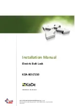 AAT KDA-BOLT150 Installation Manual preview