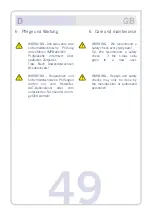 Preview for 49 page of AAT S-Max SELLA  D1603 User Manual