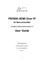 AAVARA PB5000 User Manual preview