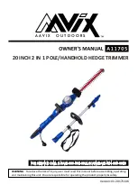 AAVIX A11705 Owner'S Manual предпросмотр