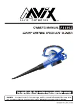 AAVIX A11802 Owner'S Manual предпросмотр