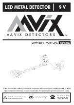 AAVIX AGT310A Owner'S Manual preview