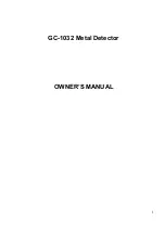 Preview for 1 page of AAVIX GC-1032 Owner'S Manual