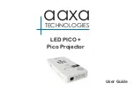 AAXA Technologies LED PICO + User Manual предпросмотр