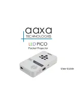 Предварительный просмотр 1 страницы AAXA Technologies LED PICO User Manual