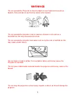 Preview for 2 page of AAXA Technologies M1 Ultimate X User Manual