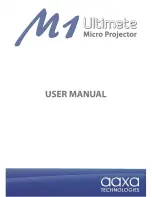 AAXA Technologies M1 Ultimate User Manual предпросмотр