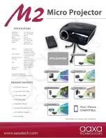 Preview for 2 page of AAXA Technologies M2 Specification