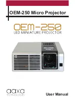 AAXA Technologies OEM-250 Micro Projector User Manual предпросмотр