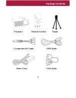 Предварительный просмотр 4 страницы AAXA Technologies OEM-250 Micro Projector User Manual