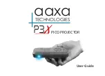 AAXA Technologies P3X User Manual preview