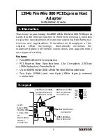 Preview for 1 page of AAxeon 1394b FireWire 800 Installation Manual