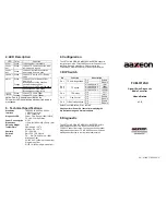 Preview for 2 page of AAxeon FCM-3312SX User Manual