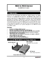 Preview for 1 page of AAxeon RS232 Installation Manual