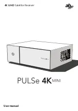 Предварительный просмотр 1 страницы ab PULSe 4K MINI User Manual