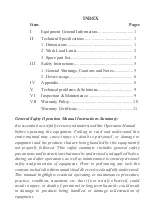 Preview for 3 page of ABACO MACHINES AFJ25-B Operation Manual