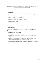 Preview for 21 page of ABACO MACHINES S1 Instruction Manual And Safety Instructions