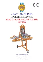 ABACO MACHINES SVL100 Operation Manual preview