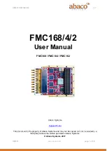 abaco systems FMC168 User Manual предпросмотр