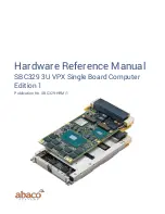 abaco systems SBC329 3U VPX Hardware Reference Manual предпросмотр