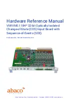 Предварительный просмотр 2 страницы ABACO VMIVME-1184 Series Hardware Reference Manual