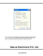 Preview for 10 page of ABACUS AGSM-01 Instruction Manual