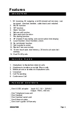 Preview for 3 page of Abakafone GKW-02 User Manual