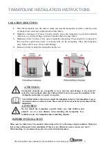 Preview for 4 page of Abarqs TRAMPOLINE 8ft Instructions Manual