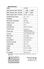 Preview for 11 page of Abatement Technologies AQUATRAP AT150R Operating Manual