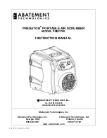 ABATEMENT PREDATOR  PRED750 Instruction Manual preview