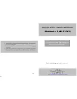 Preview for 1 page of Abatronic AHP-12DCG Installation And Maintenance Instruction Manual