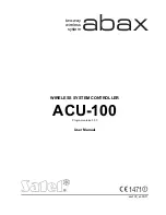 Abax ACU-100 User Manual preview