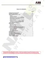 Preview for 2 page of ABB 15VHK1200 Installation And Maintenance Instructions Manual