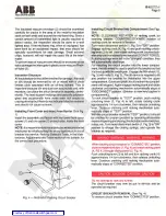 Предварительный просмотр 5 страницы ABB 15VHK1200 Installation And Maintenance Instructions Manual