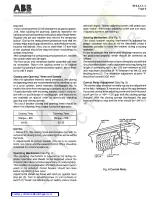 Предварительный просмотр 9 страницы ABB 15VHK1200 Installation And Maintenance Instructions Manual