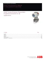 Preview for 1 page of ABB 266D Series Short Form Instruction Manual