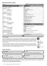 Preview for 2 page of ABB 266D Series Short Form Instruction Manual