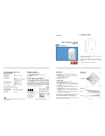 Preview for 1 page of ABB 2CSYD0102B User & Installation Manual