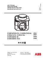 Preview for 1 page of ABB 3120EUCKS-214 Operating Instructions Manual