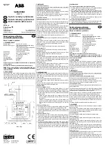 ABB 3299-11500 Instructions For Installation And Use preview